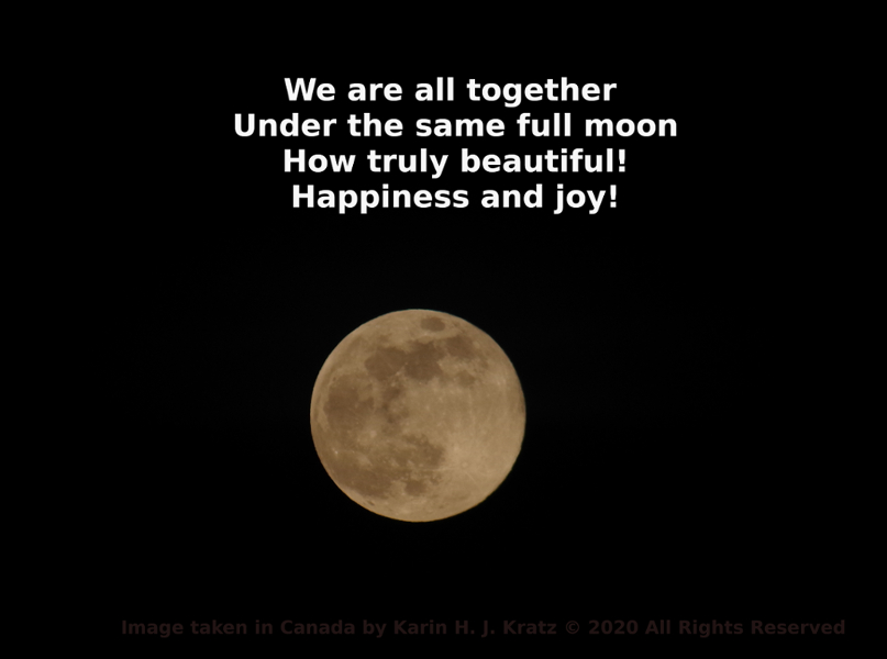 Full Moon Comox April 7 2020